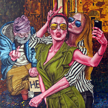FUCKING SELFIES | Fernando Ortega (Fo) | Painting | Safe Creative