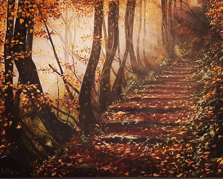 Luz de oto&ntilde;o. | Mar&iacute;a Rosario Meg&iacute;as Ballesteros | Pintura | Safe Creative