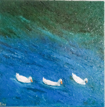 Patos en el lago | Mac Ilhui | category.null | Safe Creative