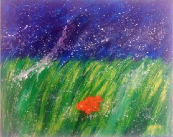Flor en la Tormenta | Juan Hidalgo Tarancon | Drawing | Safe Creative