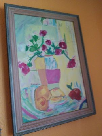 Pintura a trozos ,un bodegon | Iris Di Ro | Painting | Safe Creative