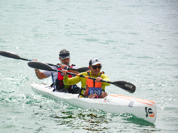 Daniel Cedero and Juan Raúl Cruz  of Club de Pirag&uuml;ismo Pobla Marina - Sea Kayak Racing Escuela De La Mar Burriana (SPAIN) | Arturo Hern&aacute;ndez Santodomingo | Photo | Safe Creative