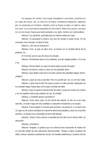 Yo estaba antes | &Oacute;scar V&eacute;lez Redondo | Guiones y dramaturgia | Safe Creative