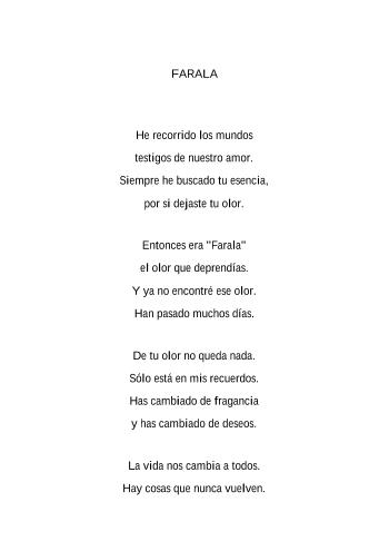 FARALA | Jos&eacute; Ram&oacute;n F&eacute;lix de la Rosa | Poetry | Safe Creative