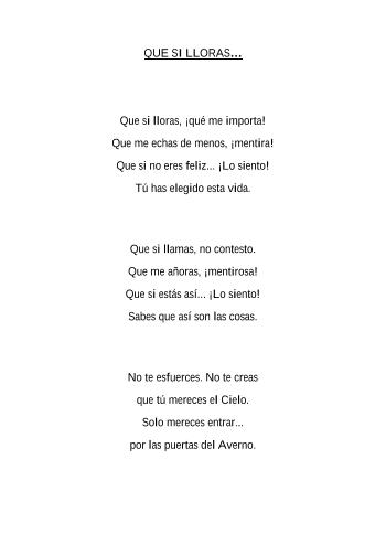 QUE SI LLORAS... | Jos&eacute; Ram&oacute;n F&eacute;lix de la Rosa | category.null | Safe Creative