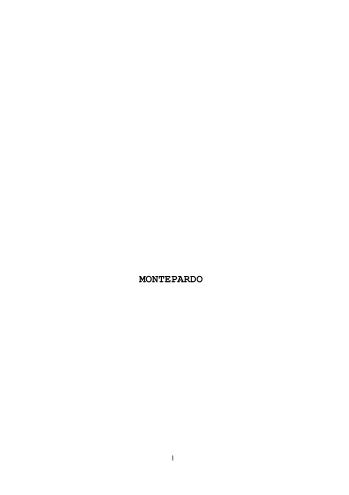 MONTEPARDO   | JVS&aacute;nchez | Script and dramaturgy | Safe Creative