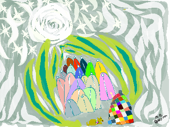la secta de los colores v3.00 | Antonio Huerta Beltr&aacute;n | Digital art | Safe Creative