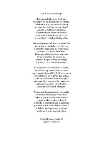 Con el mazo que castiga | Aim&eacute;e Granado Ore&ntilde;a | category.null | Safe Creative