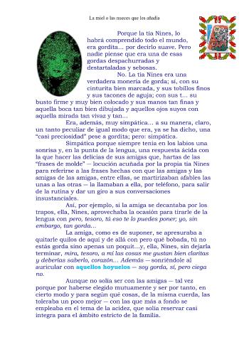 La miel o las nueces que les a&ntilde;ad&iacute;a | Alicia Berm&uacute;dez Merino | Novela | Safe Creative
