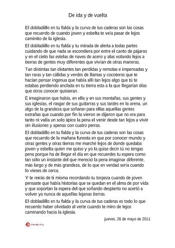 De ida y de vuelta | Alicia Berm&uacute;dez Merino | Poesía | Safe Creative