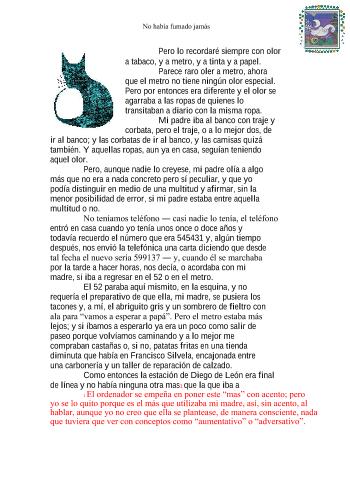 No hab&iacute;a fumado jam&aacute;s | Alicia Berm&uacute;dez Merino | Novela | Safe Creative