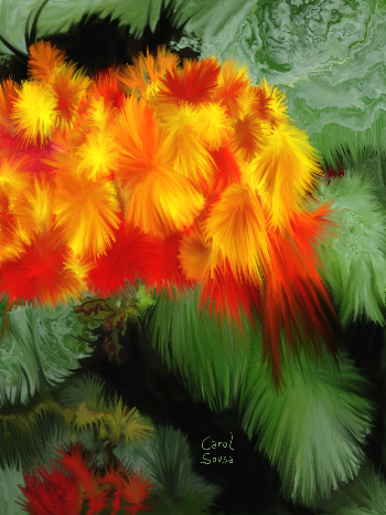 FANTAS&Iacute;A FLORAL #1 | Carol Sousa Cuello | Digital art | Safe Creative